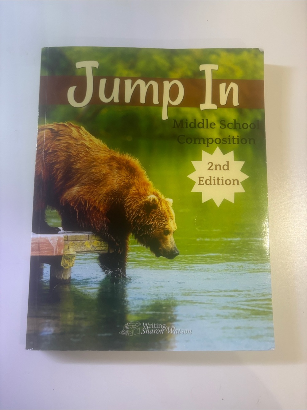 Jump In Middle School Composition - Green Bear Cover